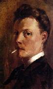 Henri-Edmond Cross, Self-Portrait with Cigarette.